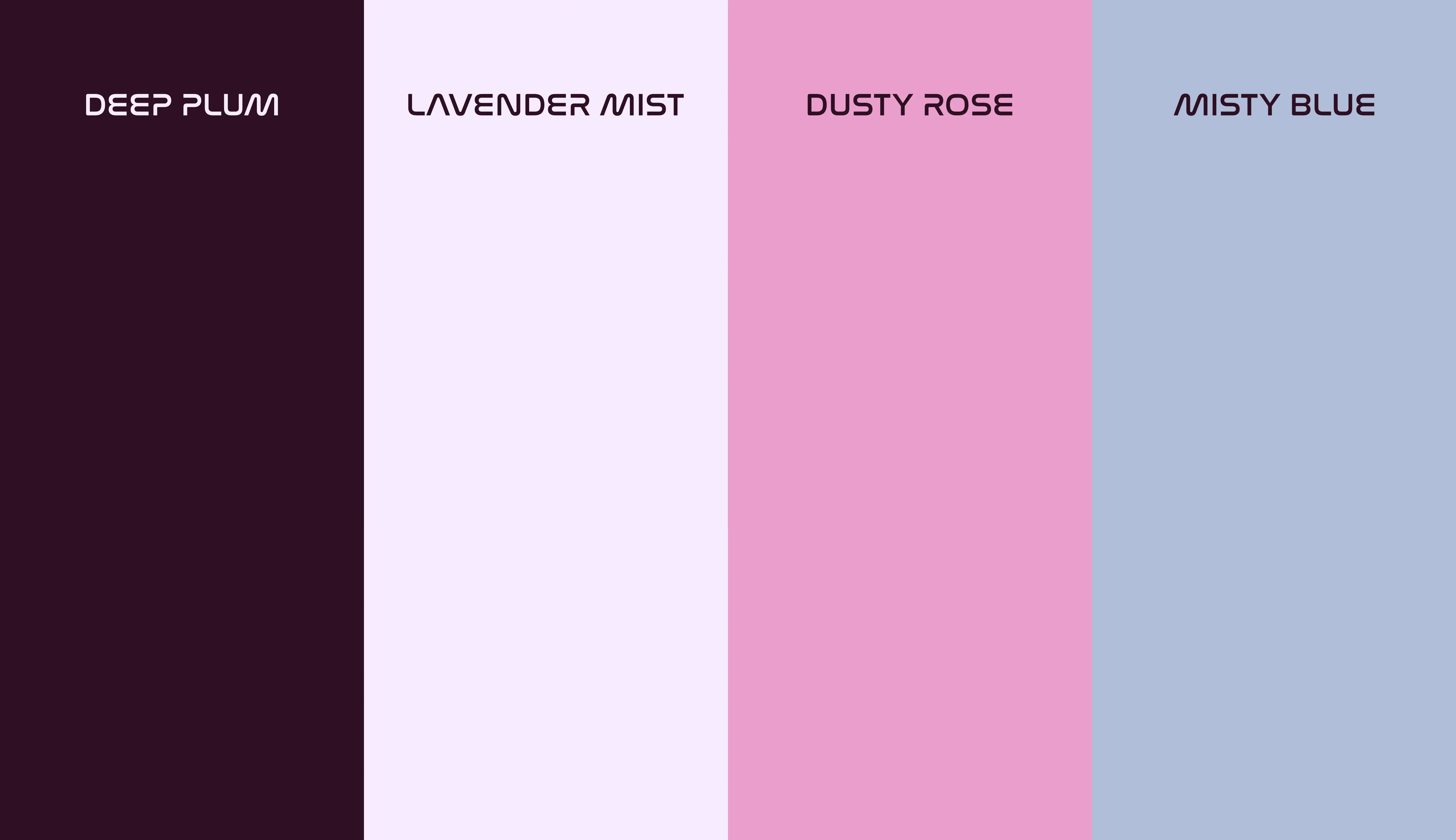 Mauve color palette