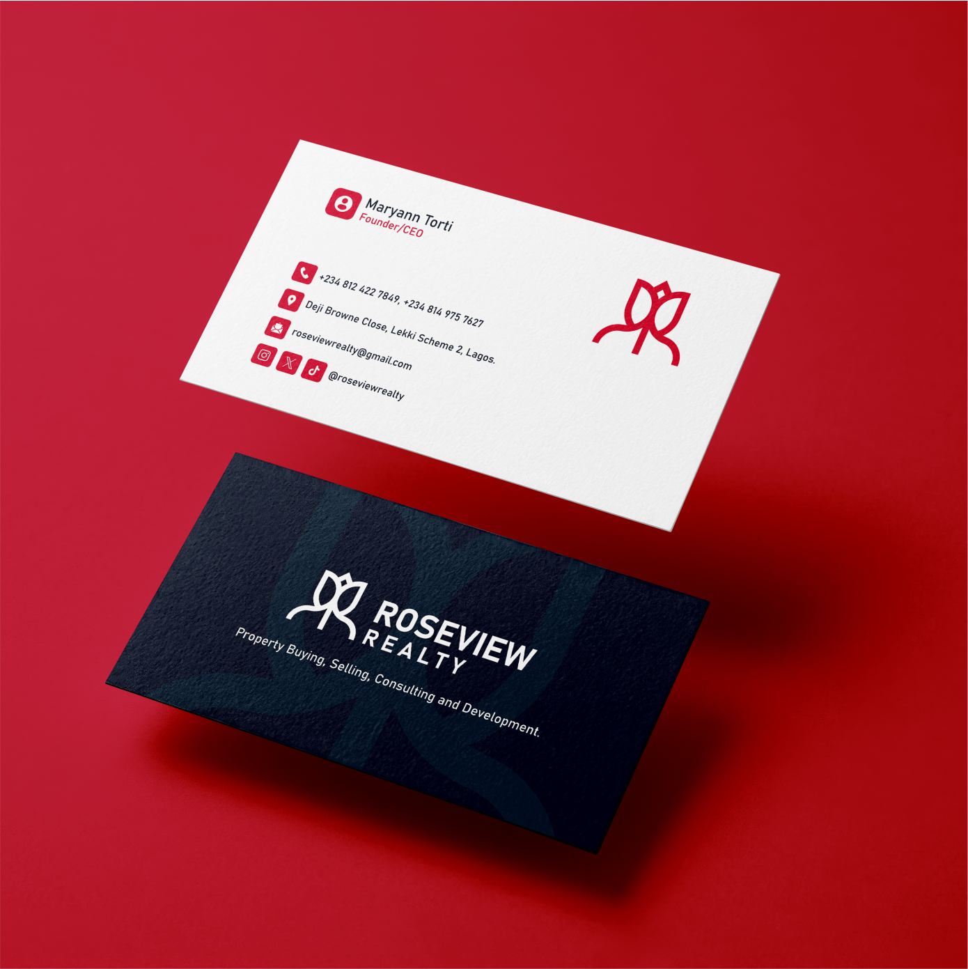 Roseview Realty brand application 1