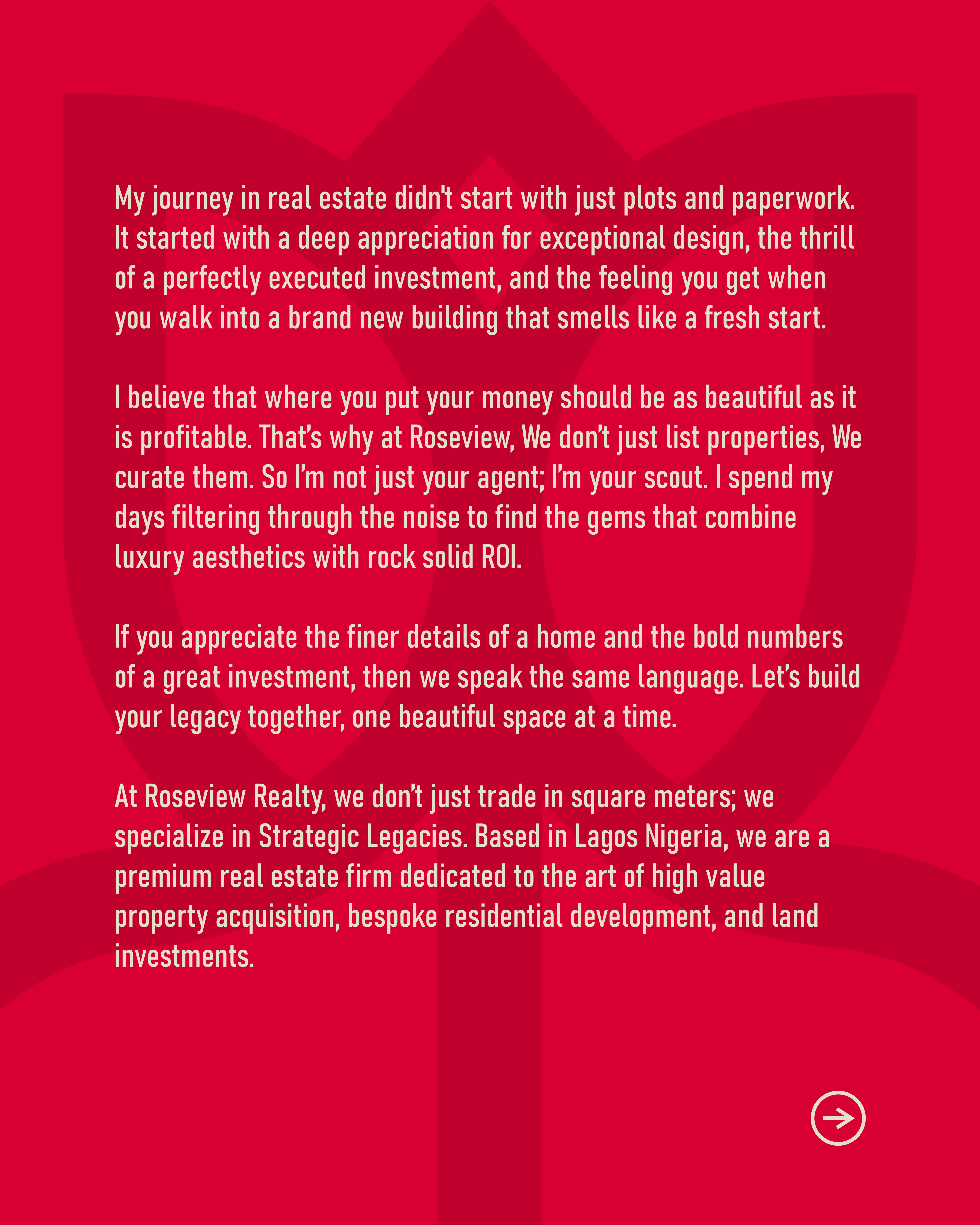 Roseview Realty brand application 2